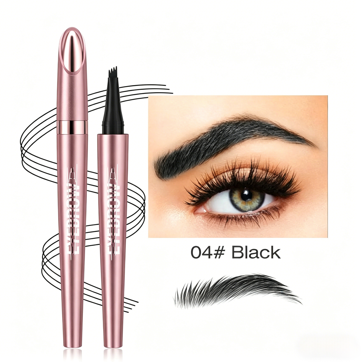 Micro-Fork Eyebrow Pencil