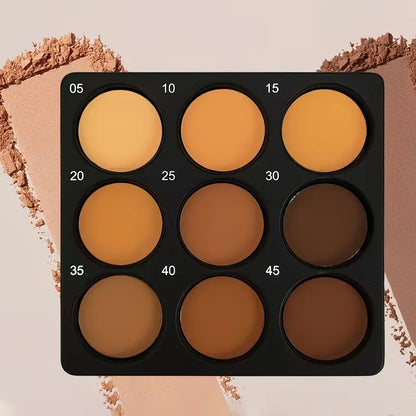 9-Color Foundation & Concealer Palette