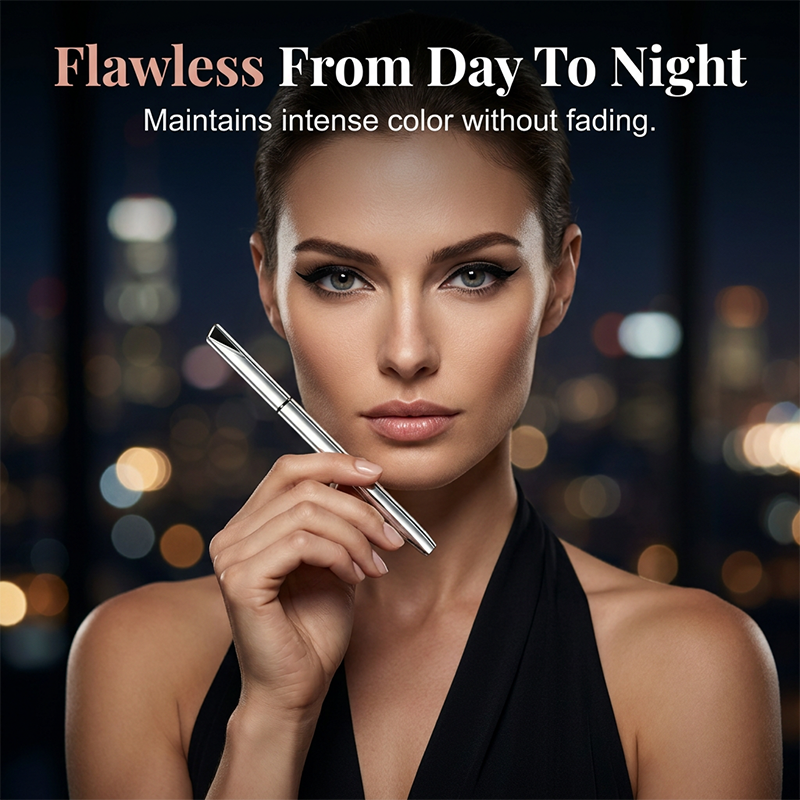 24-Hour Smudge-Resistant Liquid Eyeliner Pen with Precision